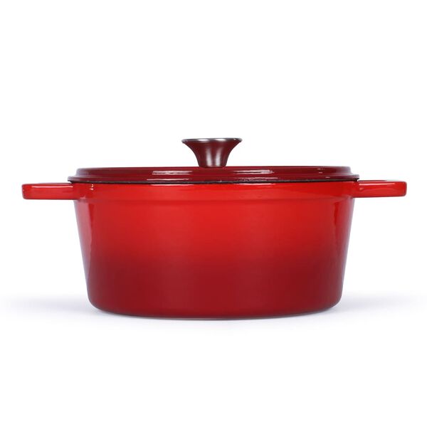 Livoo Br&auml;ter Rund 24 cm 4 L Rot