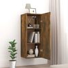 vidaXL Wandschrank R&auml;uchereiche 34,5x34x90 cm Holzwerkstoff