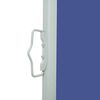 vidaXL Ausziehbare Seitenmarkise 140&times;500 cm Blau