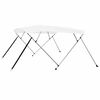 vidaXL 4-Bow Bimini Top Wei&szlig; 243x196x137 cm