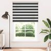 vidaXL Doppelrollo Schwarz 150x230 cm Stoffbreite 145,9 cm Polyester