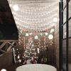 vidaXL Lichterkette Kugeln 20 m 200 LED Kaltwei&szlig; 8 Funktionen