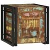 vidaXL Aufbewahrungsbox Braun und Schwarz 40 x 40 x 40 cm