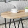 vidaXL Couchtisch Artisan-Eiche 80 x 40 x 40.5 cm Sperrholz und Metall