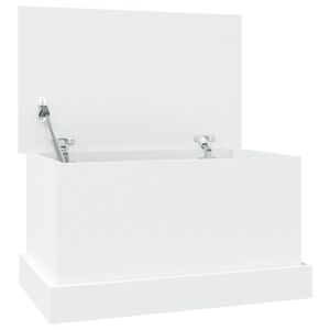vidaXL Aufbewahrungsbox Wei&szlig; 50 x 30 x 28 cm Holzwerkstoff