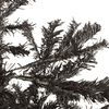 vidaXL Schlanker Weihnachtsbaum Schwarz 240 cm
