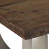 vidaXL Opium-Couchtisch Altholz und Stahl 110&times;60&times;35 cm