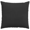 vidaXL Sofakissen 2 St&uuml;ck Schwarz 45 x 45 cm Stoff