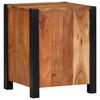 vidaXL Nachttisch 2 pcs Braun 40 x 35 x 50 cm Massivholz Akazie