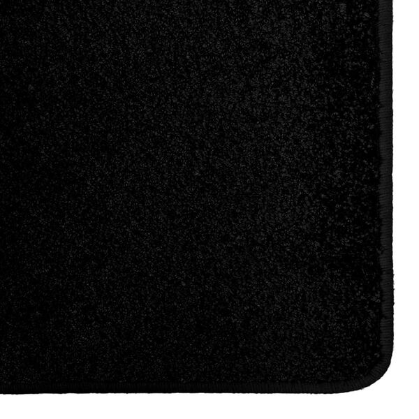 vidaXL Teppichläufer Schwarz 80 x 150 cm 100% Polypropylen Tuft