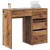 vidaXL Schreibtisch Altholz 90 x 37,5 x 75 cm Holzwerkstoff