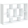 vidaXL Wandregal Wei&szlig; 85x16x52,5 cm Holzwerkstoff