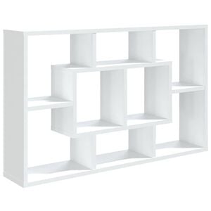 vidaXL Wandregal Wei&szlig; 85x16x52,5 cm Holzwerkstoff