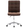 vidaXL Esszimmerst&uuml;hle 2 Stk. Braun Stoff