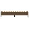 vidaXL Bettgestell ohne Matratze Dunkelbraun 90x190 cm Stoff