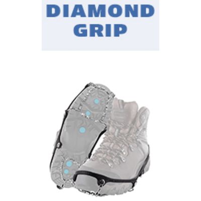 Yaktrax Grödel Diamond Grip S 38-40 Schwarz