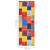 vidaXL Teppichl&auml;ufer Mehrfarbig 80x300 cm