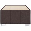 vidaXL Bettgestell ohne Matratze Dunkelbraun 80x200 cm Stoff