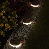 Luxform Solar-LED-Gartenleuchten Avignon 4 Stk. Schwarz