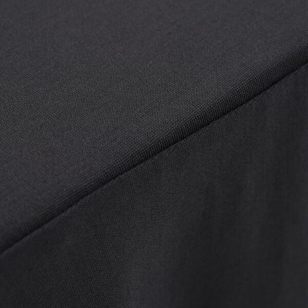 vidaXL Tischhussen 2 Stk. mit Rand Stretch 243x76x74 cm Anthrazit