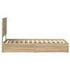 vidaXL Aufbewahrungsbett Sonoma-Eiche 75 x 190 cm Holzwerkstoff