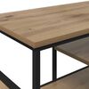 vidaXL TV-Schr&auml;nk Artisan-Eiche 100 x 35 x 45 cm Verbundholz und Eisen