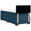 vidaXL Boxspringbett mit Matratze Blau 80x200 cm Samt