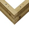 vidaXL Pflanzk&uuml;bel 50x50x23 cm Kiefernholz Impr&auml;gniert