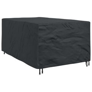 vidaXL M&ouml;belbezug Uni Schwarz 143 x 225 x 90 cm 600D