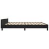 vidaXL Bettgestell ohne Matratze Schwarz 200x200 cm Samt
