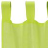 vidaXL Voile Vorh&auml;nge mit Lasche 2 Stk. Apfelgr&uuml;n