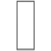 vidaXL Brennholzregal Mattschwarz 110x28x312 cm Stahl