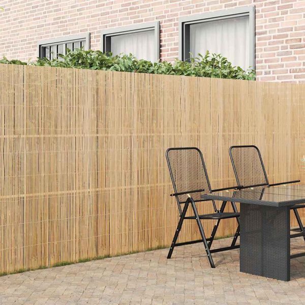 vidaXL Bambuszaun Natur 600 x 180 cm Bambus