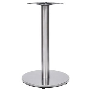 vidaXL Bistrotisch-Gestell Silbern &Oslash;45x72 cm Edelstahl