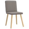 vidaXL Esszimmerst&uuml;hle 4 Stk. Taupe Stoff