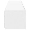 vidaXL TV-Wandschr&auml;nke mit LED-Leuchten 2 Stk. Wei&szlig; 80x35x31 cm