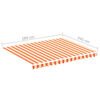 vidaXL Markisenbespannung Gelb und Orange 3x2,5 m
