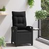 vidaXL Liegest&uuml;hle f&uuml;r den Garten Schwarz 56 x 60 x 112 cm