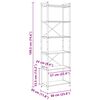 vidaXL B&uuml;cherregal Artisan-Eiche 40 x 30 x 85 cm Holzwerkstoff