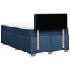 vidaXL Boxspringbett mit Matratze Blau 120x200 cm Stoff