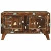 vidaXL Couchtisch Mehrfarbig Massives upgecyceltes Holz
