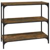 vidaXL B&uuml;cherregal R&auml;uchereiche 80x33x70,5 cm Holzwerkstoff und Stahl