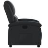 vidaXL Relaxsessel Echtleder Schwarz