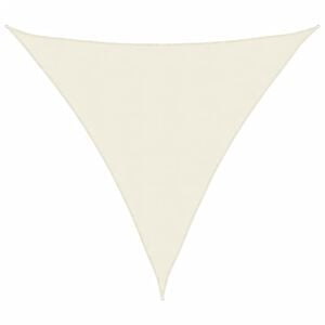vidaXL Sonnensegel Oxford-Gewebe Dreieckig 3,6x3,6x3,6 m Creme