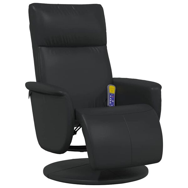 vidaXL Massage Relaxsessel Schwarz 71 x 90 x 105 cm Kunstleder