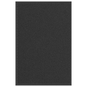 vidaXL Fu&szlig;matte Schwarz 60x90 cm
