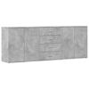 vidaXL Sideboards 3 Stk. Betongrau Holzwerkstoff