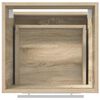 vidaXL Badezimmerm&ouml;bel-Set mit Schubladen Braun 41 x 38,5 x 48 cm