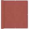 vidaXL Balkonsichtschutz Terrakotta 110 x 500 cm Oxford-Stoff