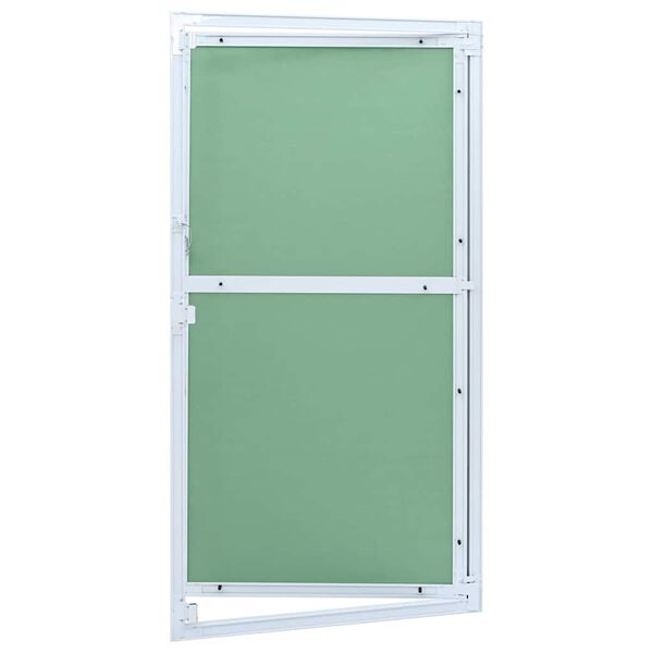 vidaXL Zugangsklappe Gr&uuml;n und Silber 55 x 105 cm